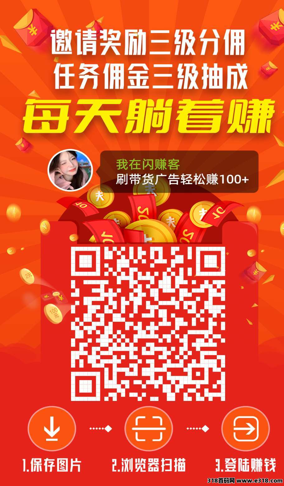 闪赚客零撸好项目，每天刷2分钟视频，保底收益每，提现秒到，躺赚收益，模式新颖保底收益高！(1)