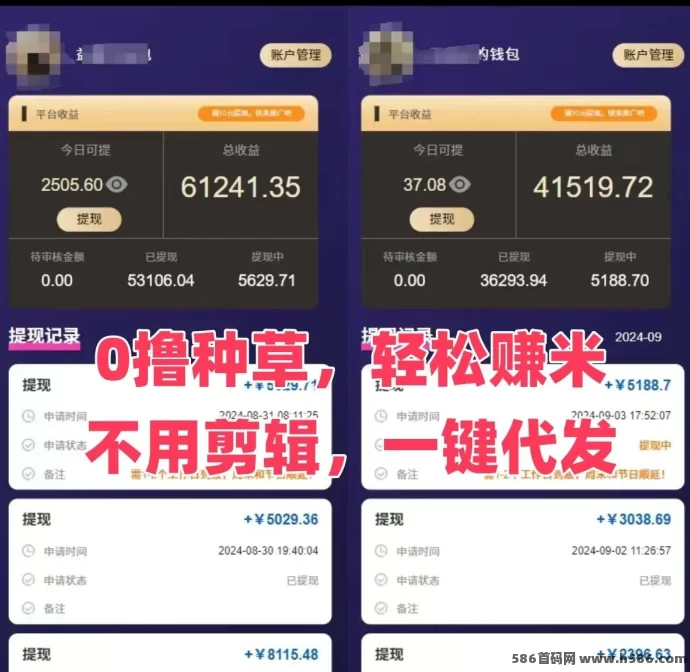 米得客发视频无需剪辑，轻松赚取每日收入！(5)