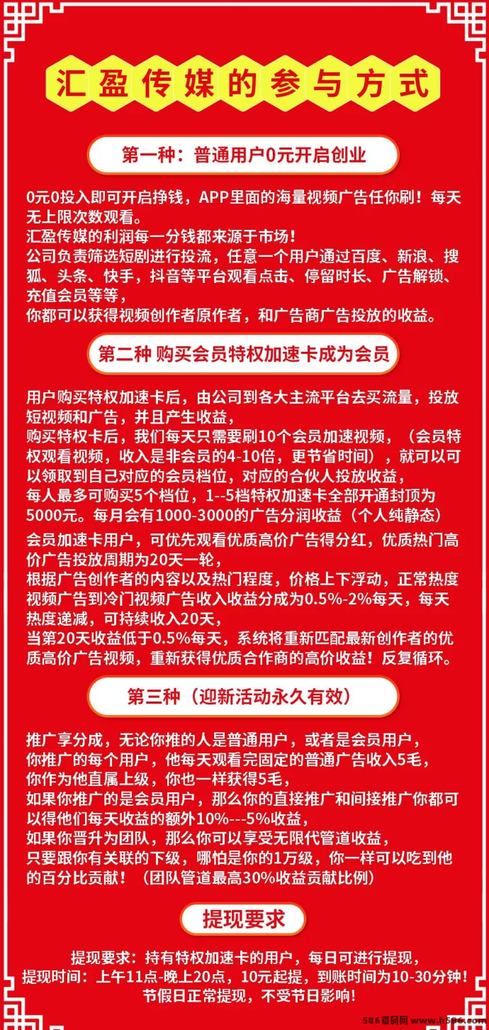 汇盈传媒新玩法：无设备要求，观看广告即可赚取高收溢！(3)