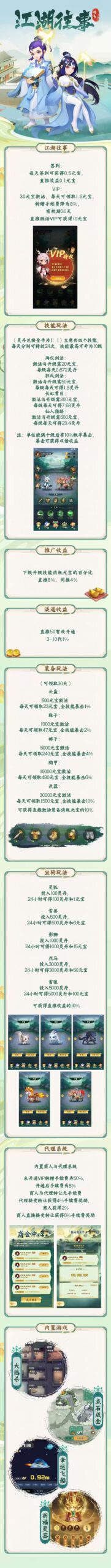 江湖往事零撸，猎人3台，保底收益高，逆天记玩法，模式新颖(5)
