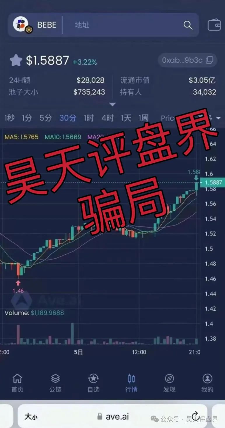 【爆料】“破界brokenbound资金盘发行的bebe币又圈了10多个亿了，幕后操盘手王x全资料曝光，即将崩盘跑路...(3)