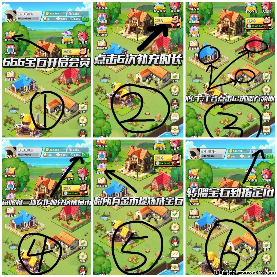 奇境庄园零撸，淘金模式，每日收益高，零撸模式新颖(3)