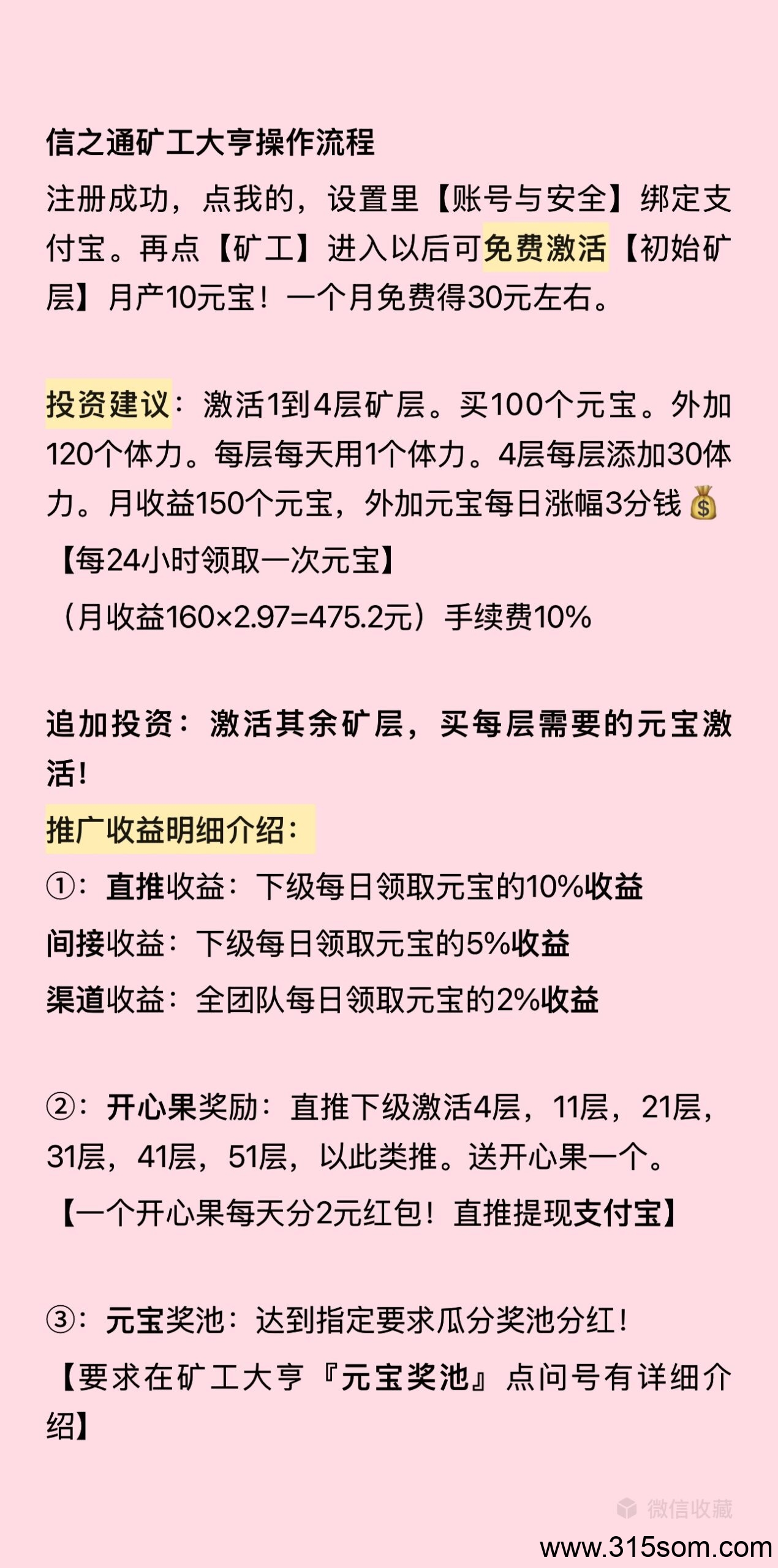 信之通矿工大亨，首码上线，零撸大王，无广告，操作简单，可扶持，可包赔，团队福利拉满(5)