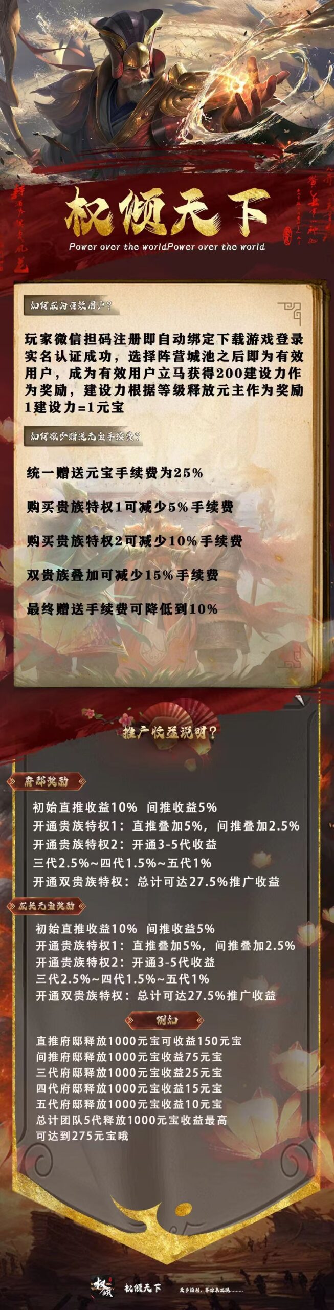 权倾天下零撸，每日府邸5个广告领取米宝.米宝价高。模式新颖(4)