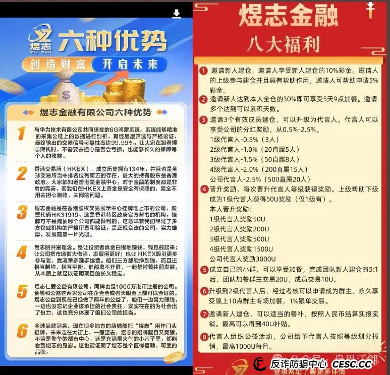 【HKEX煜志金融】交易所带单类资金盘骗局，已经开始单割，即将崩盘跑路！