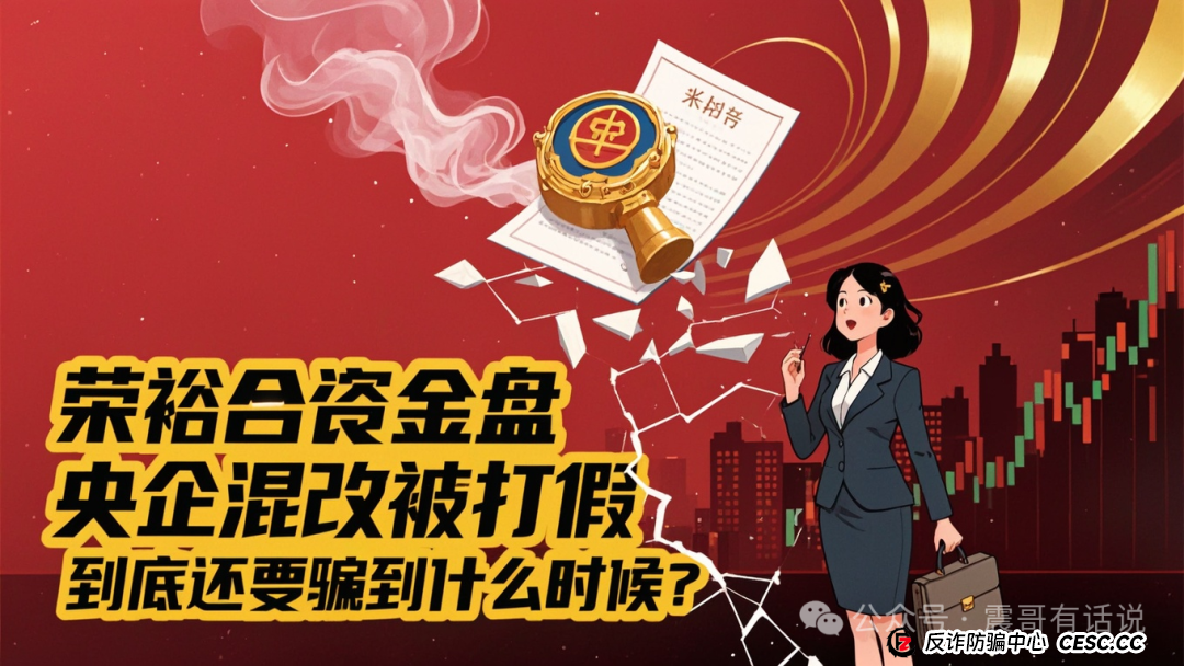 “荣裕合”资金盘央企混改被打假，到底还要骗到什么时候？