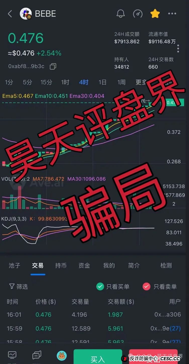 【brokenbound】资金盘发行的bebe币又圈了10多个亿了，幕后操盘手王m全资料曝光，又开盘popmax，即将崩盘跑路！(6)