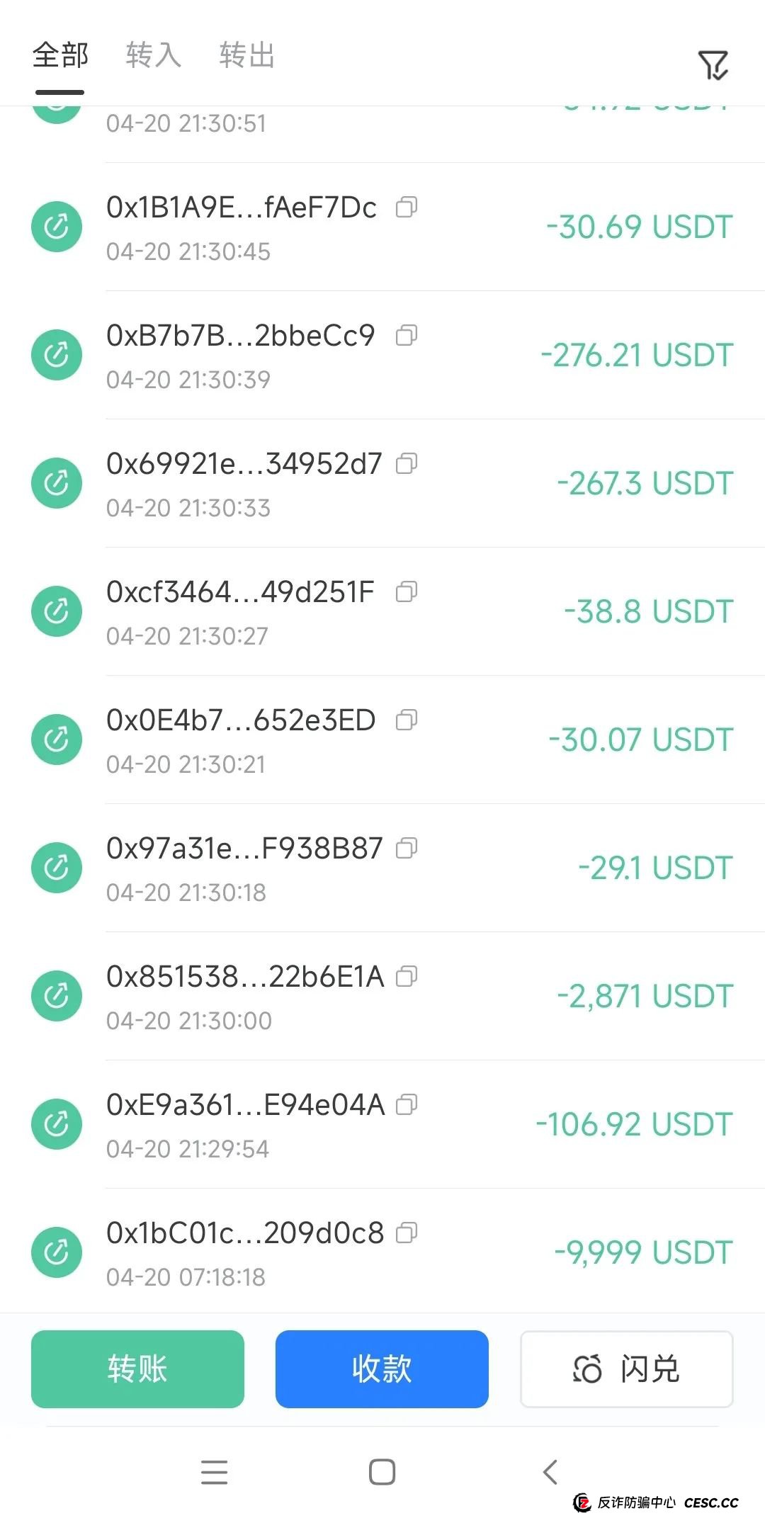 HAHM哈姆：已经开始大批量不给提现，即将崩盘(10)