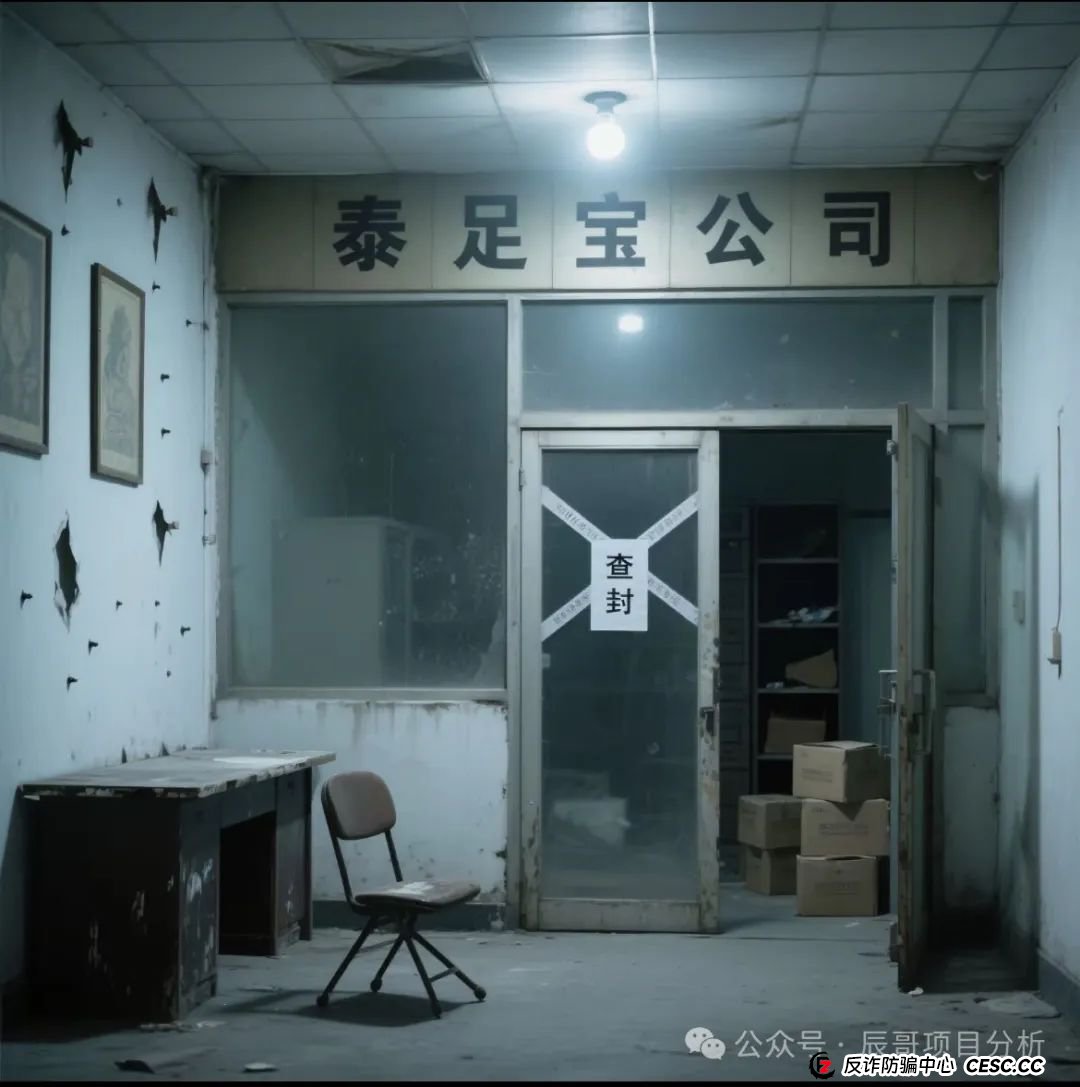 警惕【泰足宝】商贸有限公司被查人去楼空！(3)