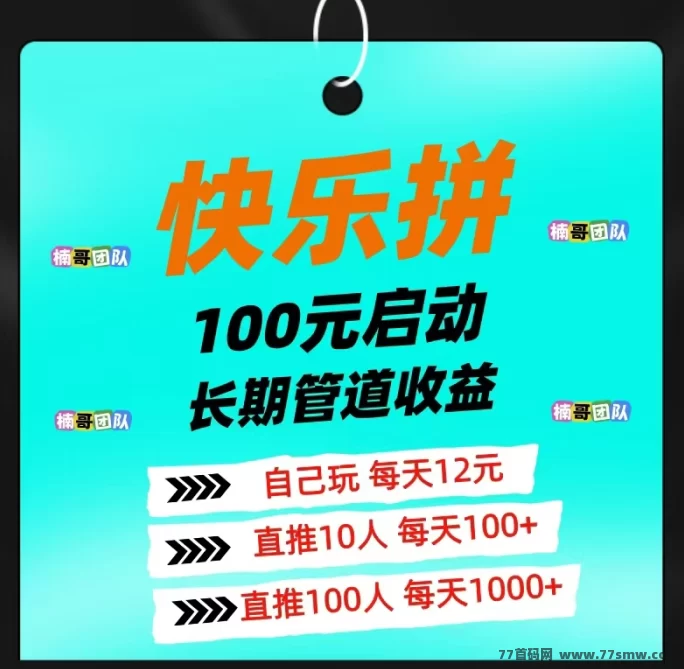 快乐拼赚钱新思路：稳扶团队奖励高，轻松布局占先机！(1)