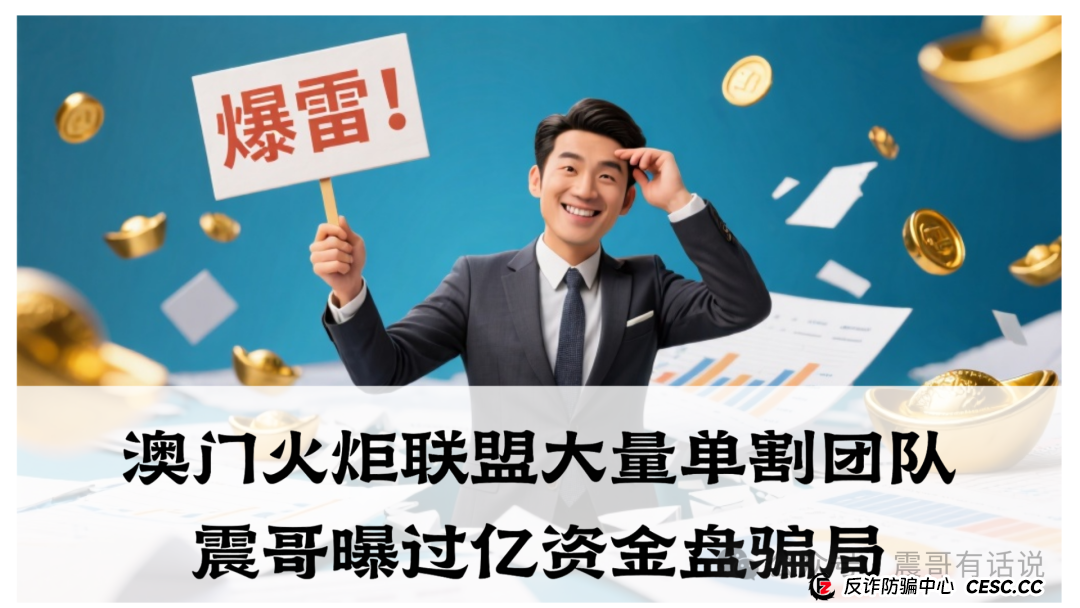 “澳门火炬联盟”大量单割团队！震哥曝过亿资金盘骗局