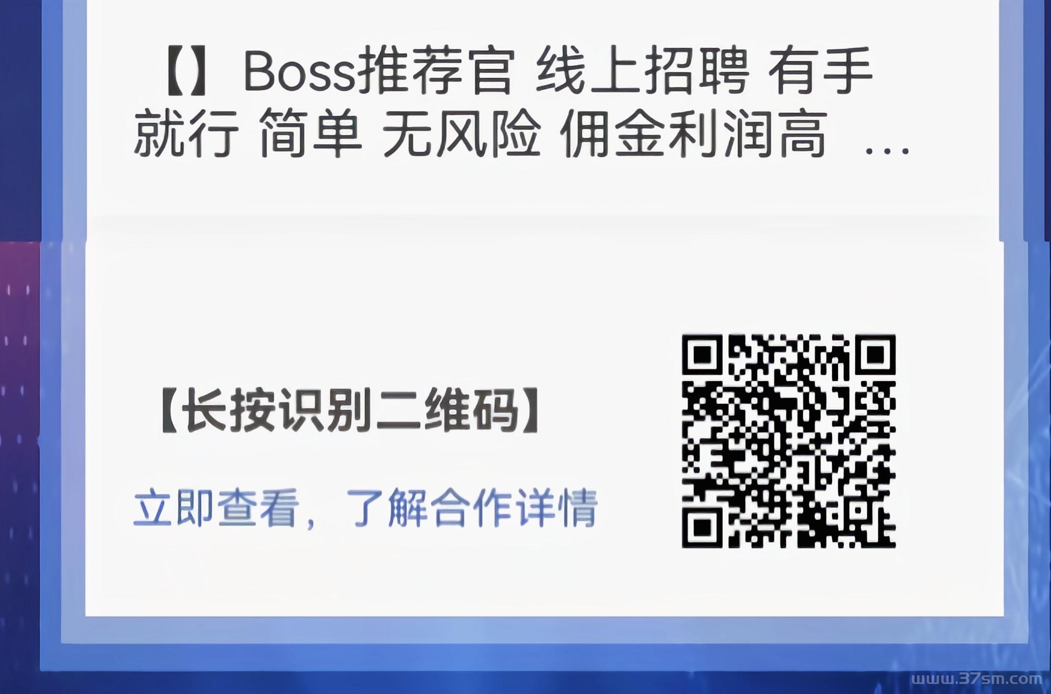 Boss推荐官，线上招聘，有手就行，简 单 无 风 险，佣金利润高，日结(3)