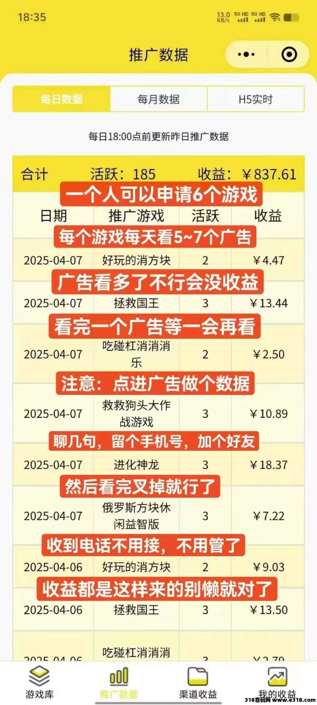 尊牛助手，挣米小游戏掘金，一款外面收费的小游戏掘金车(4)
