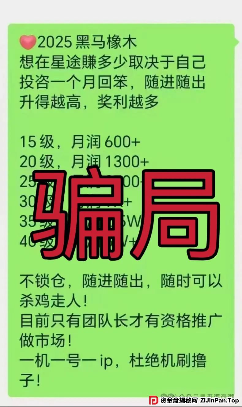 智链星途被国家认可了吗？“智链星途”典型的分红类资金盘骗局，归零是唯一的归宿！(2)