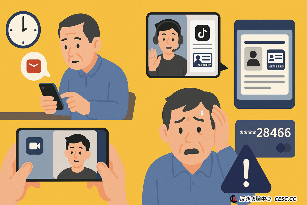 【反诈知识】“取消抖音会员”是骗局！这类人成诈骗新目标(6)