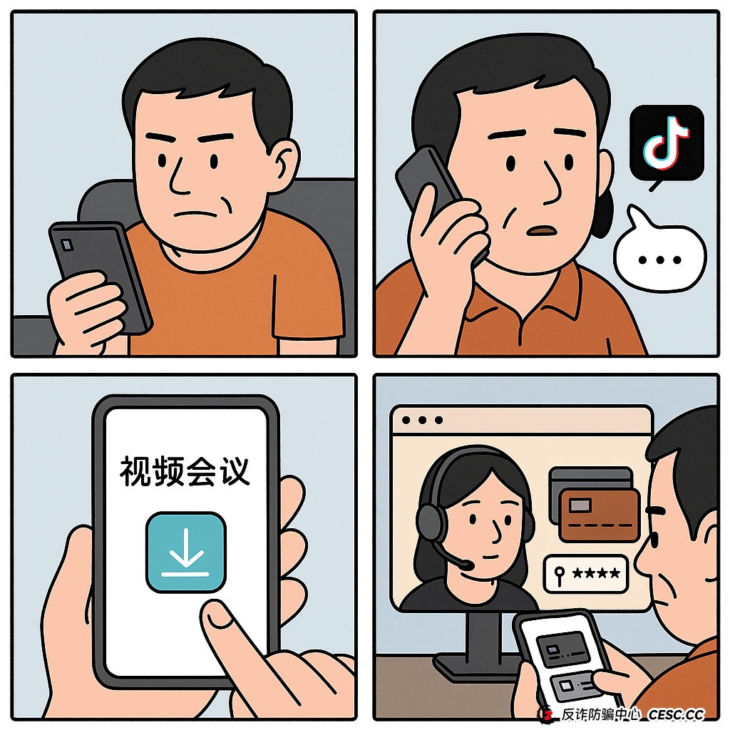 【反诈知识】“取消抖音会员”是骗局！这类人成诈骗新目标(4)