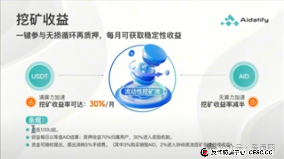 AIDAV2资金盘 勾结无良公众号联合缅北诈骗团伙割韭菜，速速远离！！