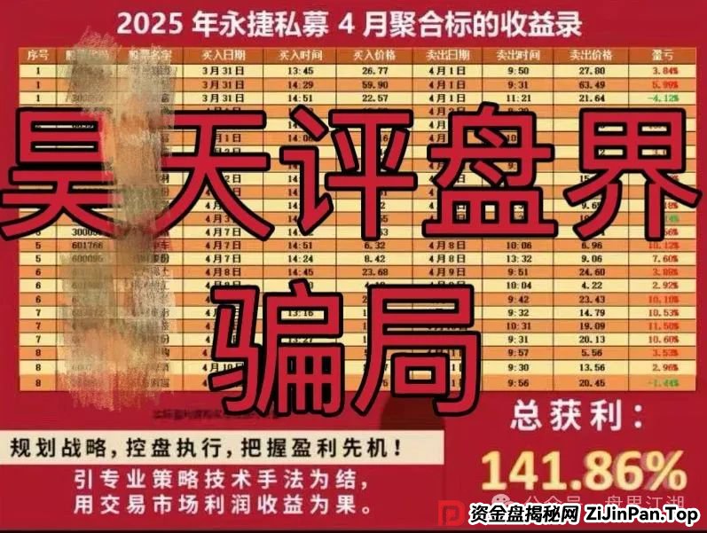 永捷私募的钱能退回来吗？赵常顺版永捷私募股票跟单资金盘骗局，即将崩盘跑路，远离！(1)