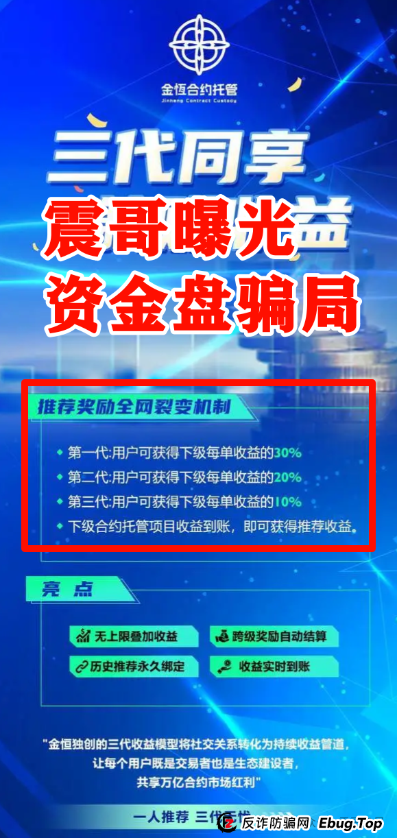 震哥揭秘“金恒合约”：专坑黑心团队长的短命资金盘骗局(3)
