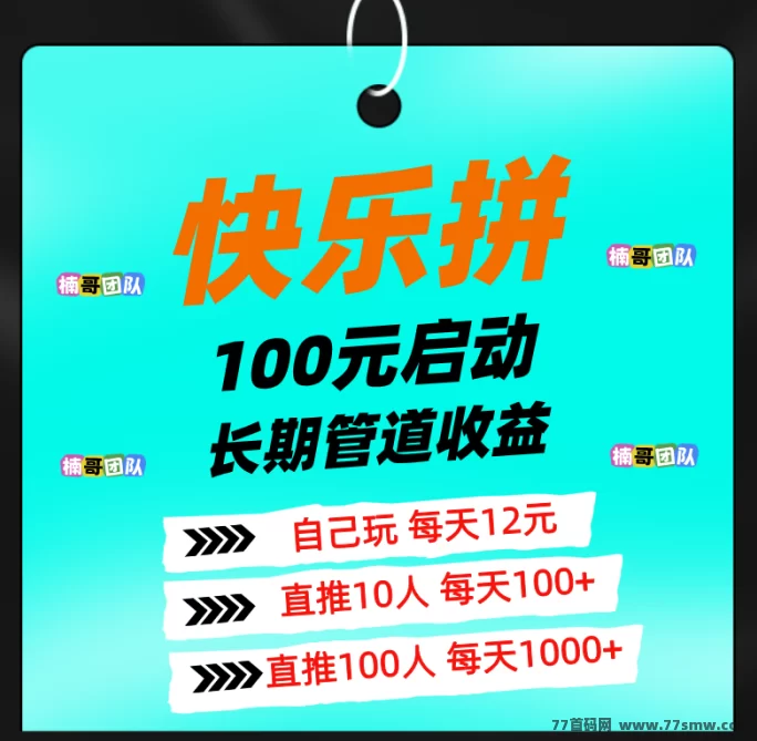 快乐拼团：参团送省代，轻松赚订单奖励，长期收溢等你来拿！(1)