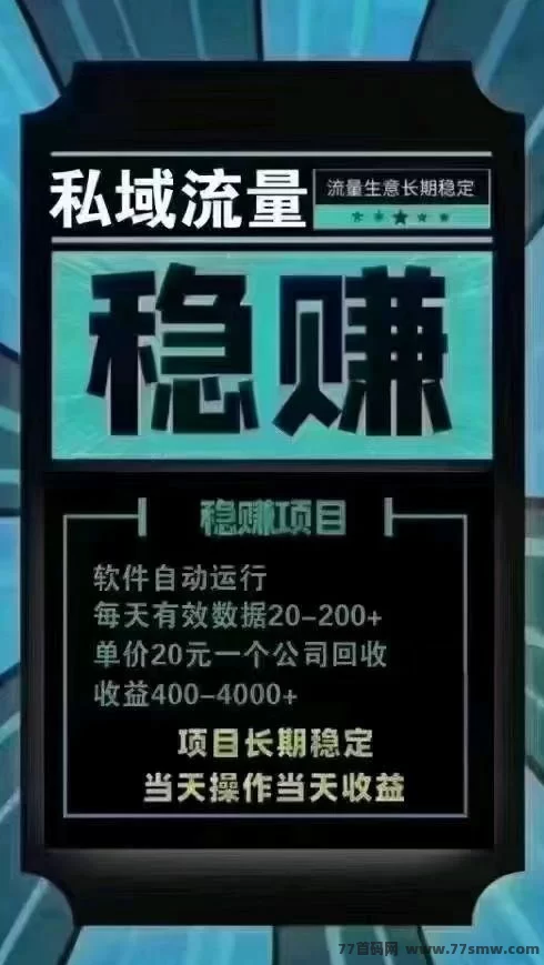 AI智能推流回收项目上线！0基础可做，每个粉丝20圆，自动运行日赚500+(3)