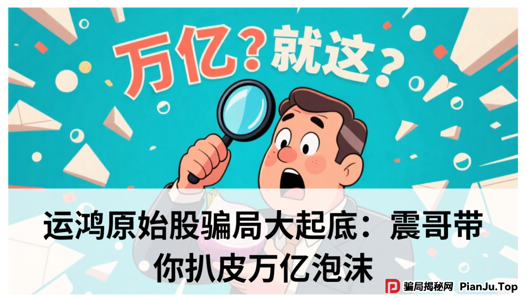 运鸿原始股骗局大起底：震哥带你扒皮万亿泡沫(1)