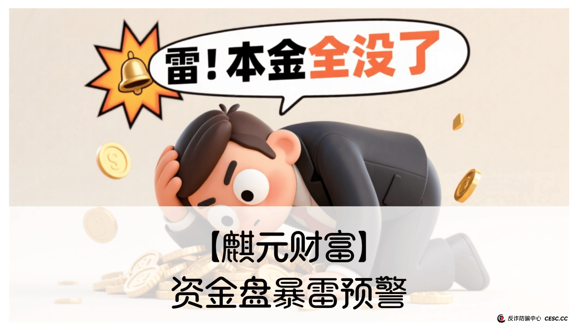 【麒元财富】资金盘暴雷预警！震哥扒皮这个万人入坑的量化骗局