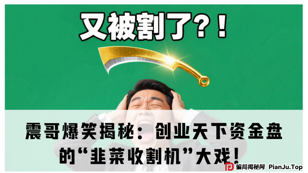 震哥爆笑揭秘：创业天下资金盘的“韭菜收割机”大戏！