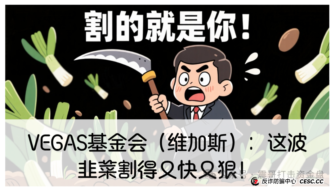 VEGAS基金会（维加斯）：震哥紧急预警，这波韭菜割得又快又狠！