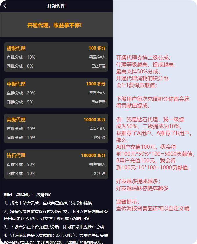 纵横短剧首码上线，1元起提秒到，独家首创看短剧拿分红模式(4)