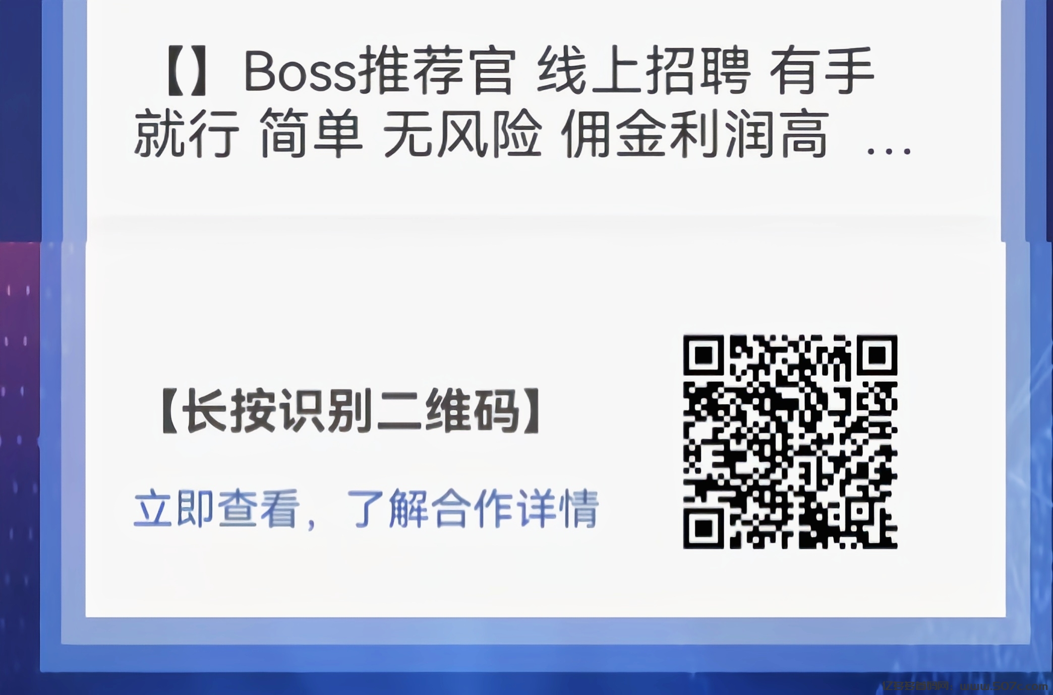 Boss推荐官，线上招聘，有手就行，简单无风险，佣金利润高，日结(2)