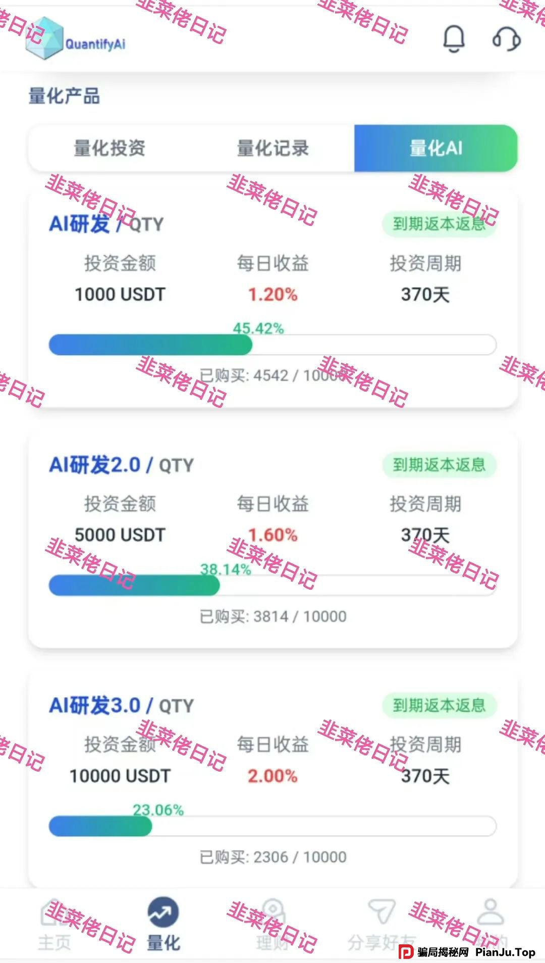 6月14日：最新资金盘项目骗局曝光，东方领投（领投集团），赫伯罗特航运，量化AI，央网扶持app随时可能卷钱跑路(7)