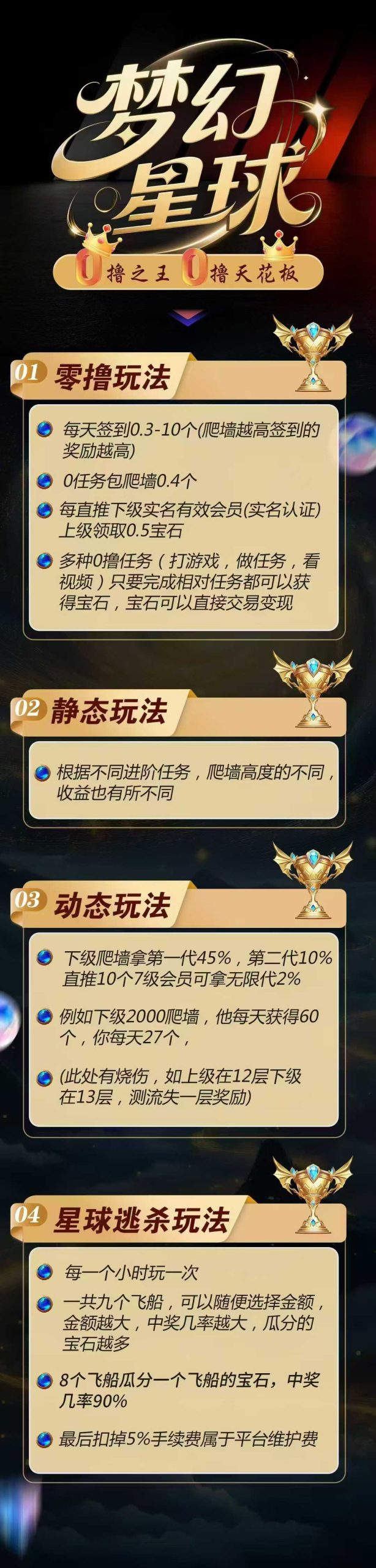 梦幻星球首码零撸，没有广告零撸爬墙模式操作简单。(4)