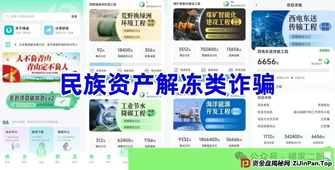 今日曝光打着＂碳达峰、碳中和＂名义的资金盘骗局＂绿途app＂(1)