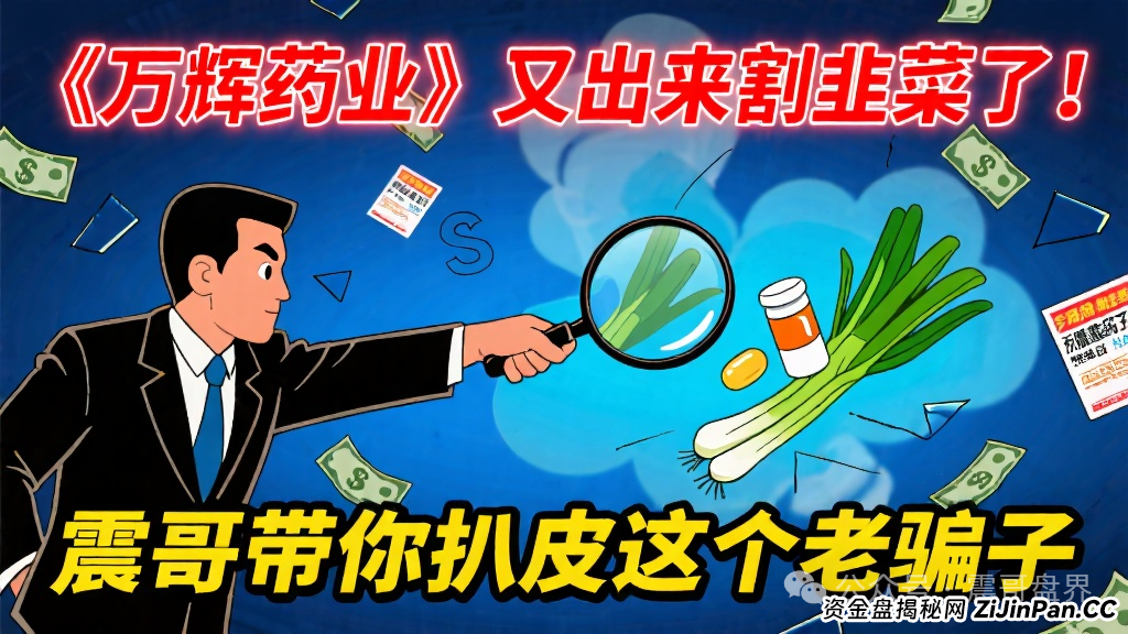 万辉药业投资可靠吗?《万辉药业》又出来割韭菜了！震哥带你扒皮这个老骗子(1)