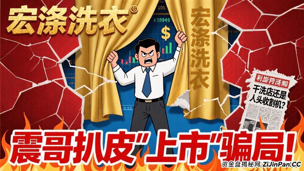 “宏涤洗衣”：干洗店还是人头收割机？震哥扒皮这个＂上市＂骗局！