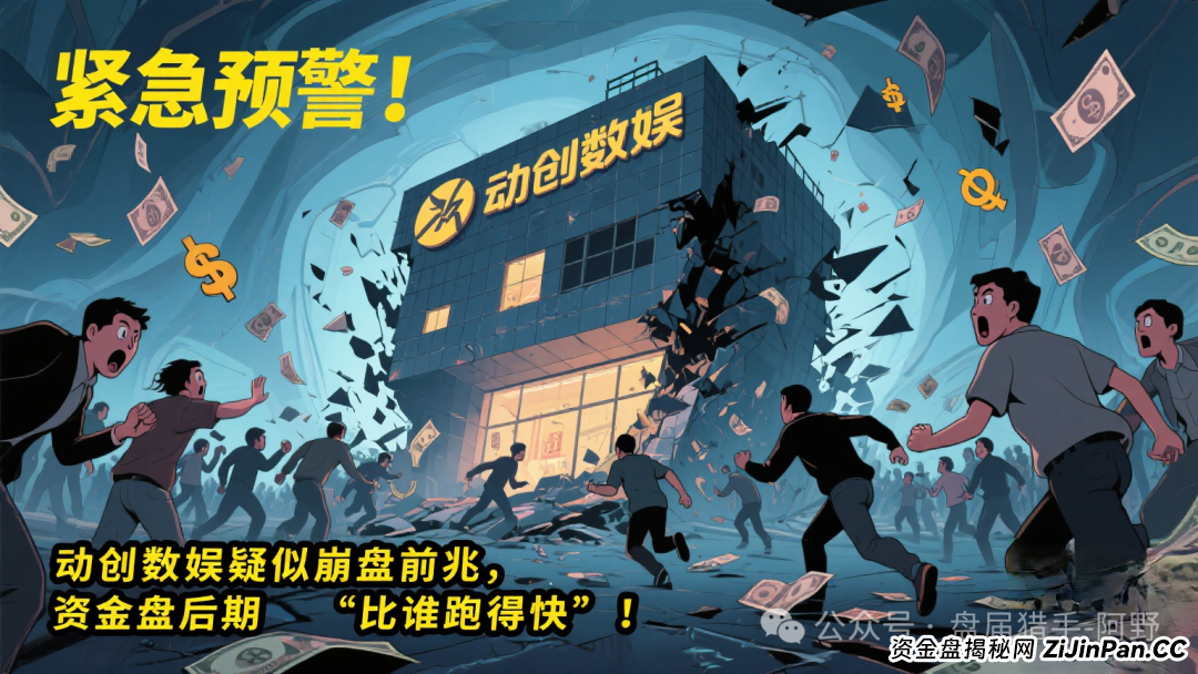 紧急预警！动创数娱疑似崩盘前兆，资金盘后期“比谁跑得快”！