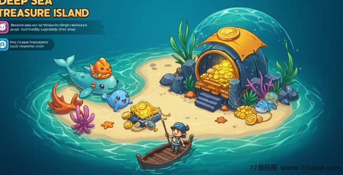 深海宝藏岛震撼上线！海洋冒险链游，养萌宠探秘神秘宝藏！(3)