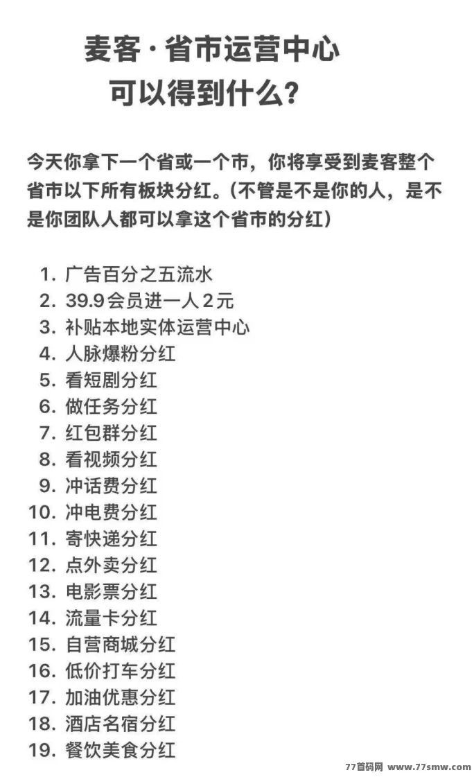 麦客3.0公测上线，团队扶持全面，多版块收溢稳定，轻松实现月入过万！(6)
