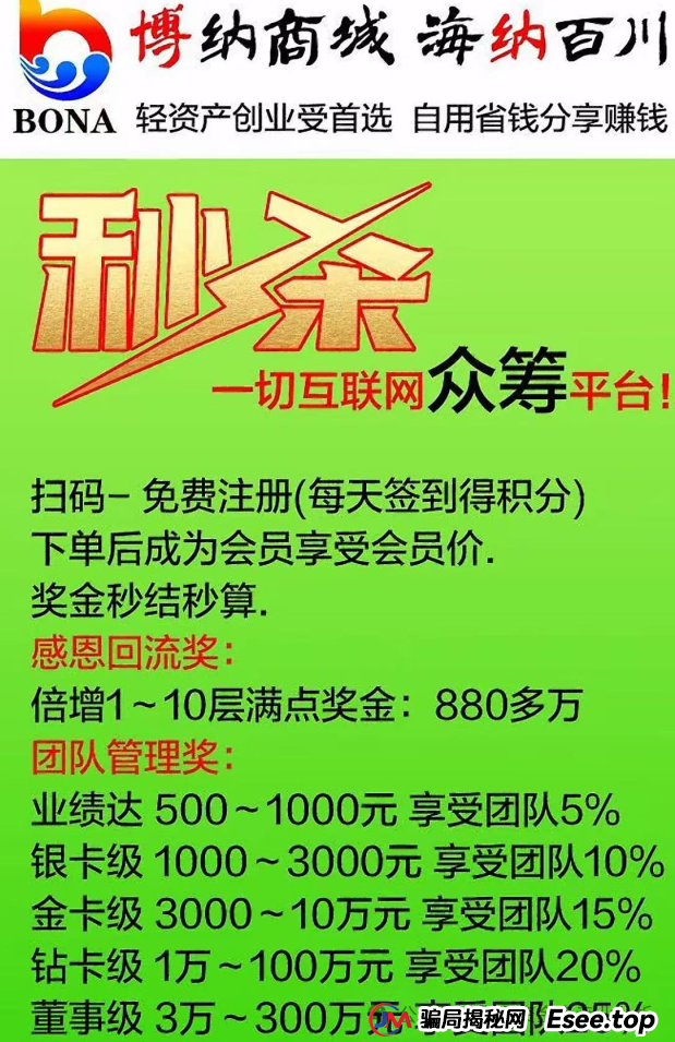 曝光【博纳商城】：披着“消费致富”外衣的传销骗局(2)