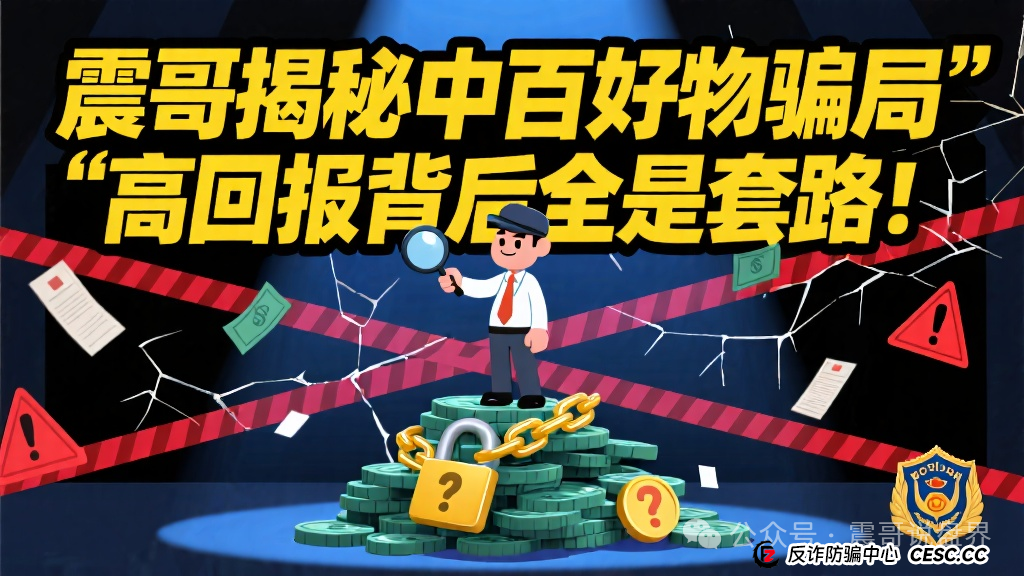 震哥揭秘「中百好物」骗局：高回报背后全是套路！(1)