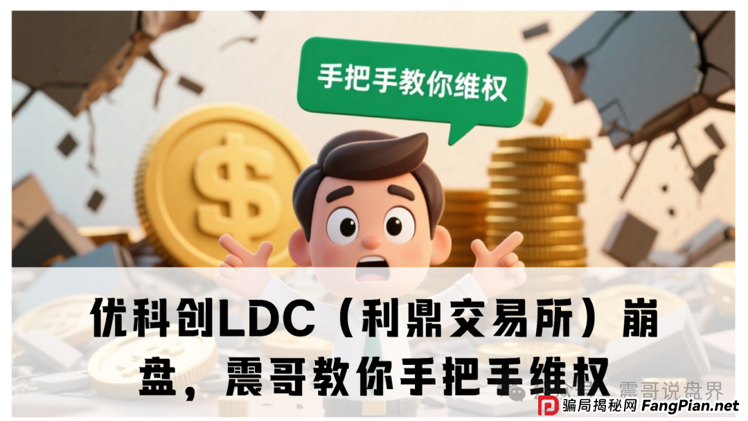 优科创LDC（利鼎交易所）已经崩盘，警惕二次收割，震哥教你手把手维权(1)