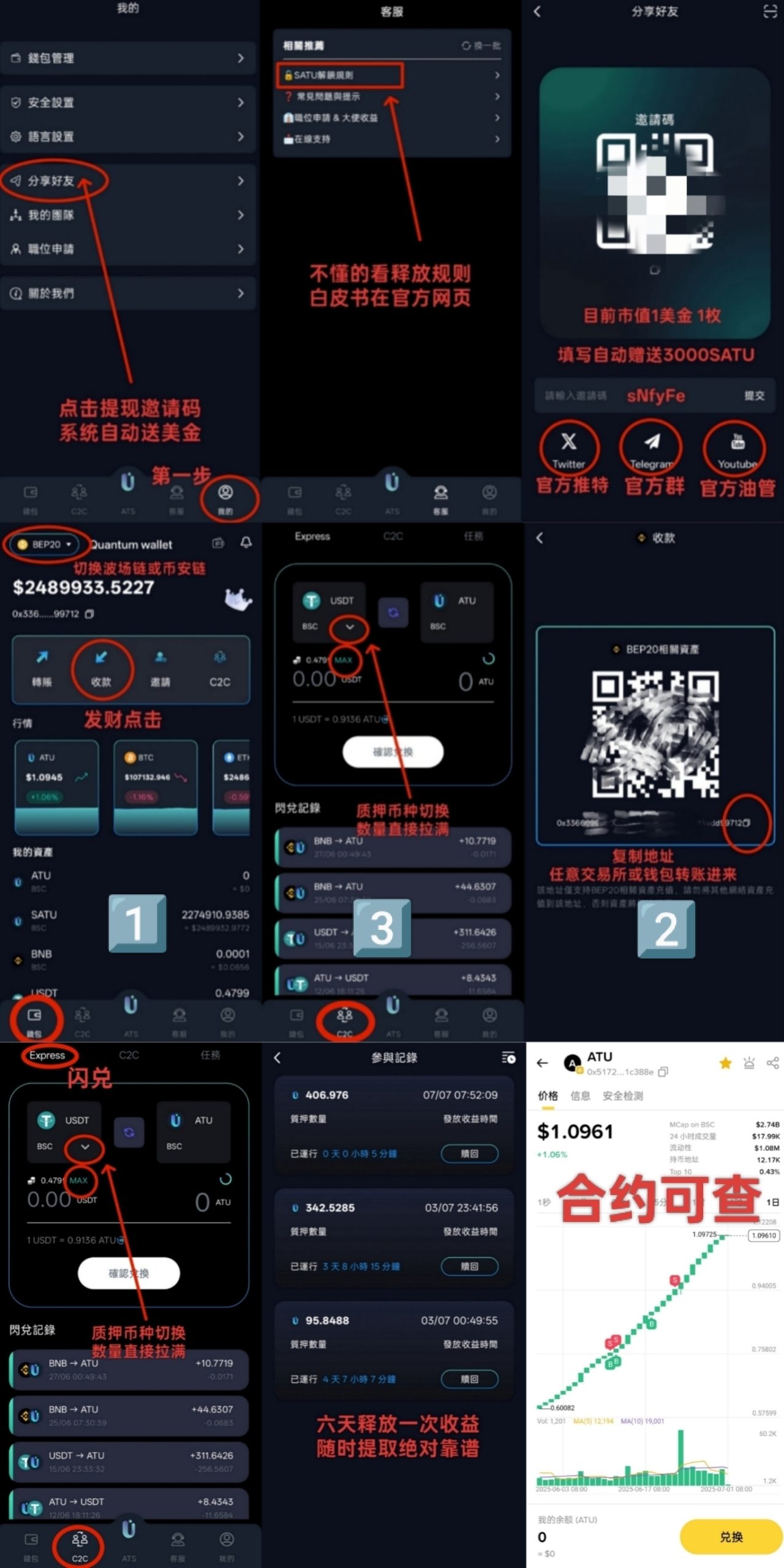 首码Quantum：绑定邀请码领取3000美刀，长期稳定，质押月化30%！(4)