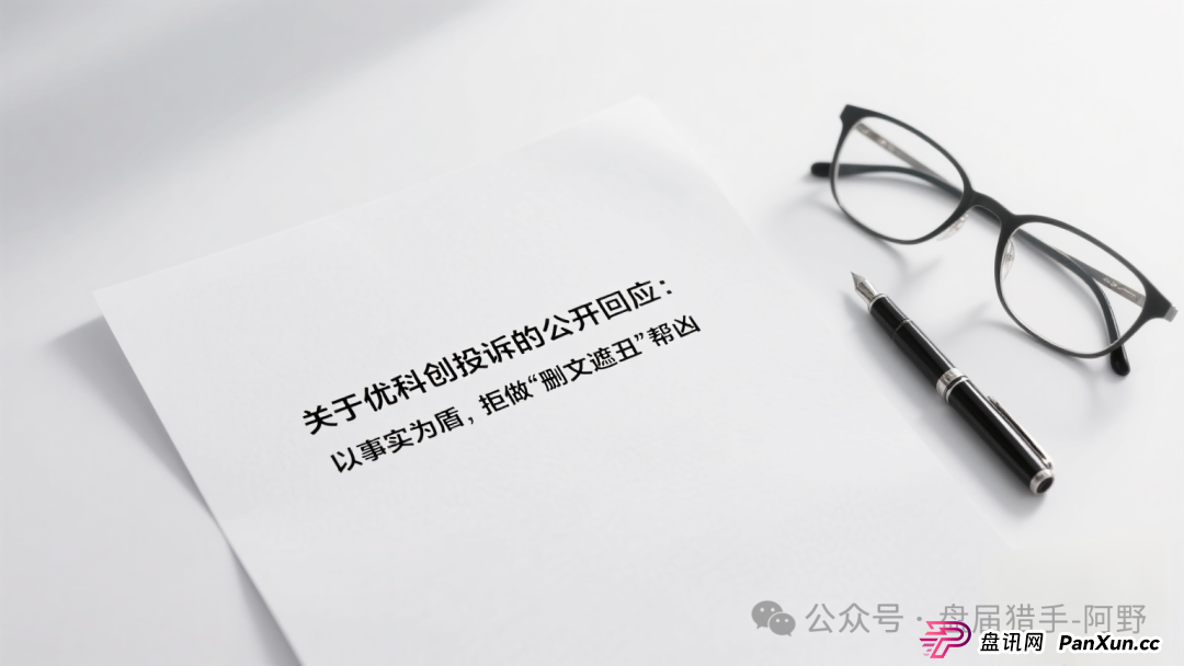 关于优科创投诉的公开回应：以事实为盾，拒做“删文遮丑”帮凶(1)