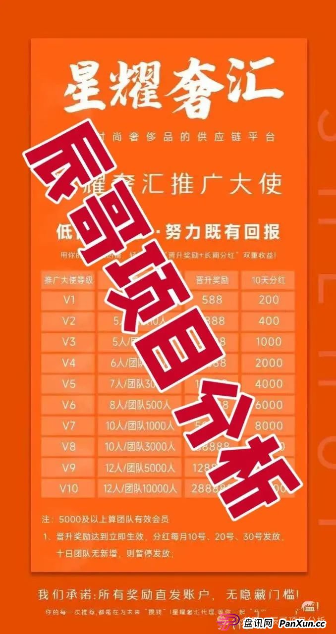 星耀奢汇分红类资金盘骗局，操盘手圈钱过千万，即将崩盘跑路！(3)