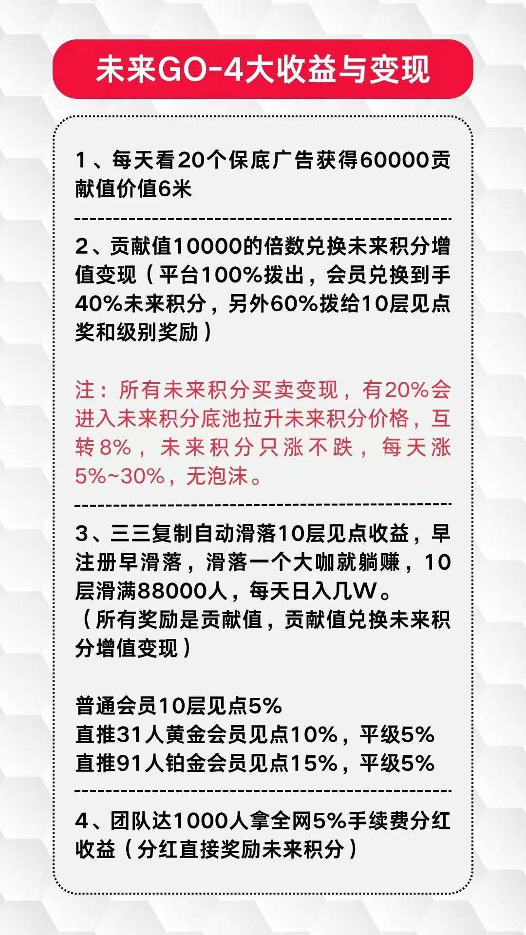 未来go，3毛一个广告，每天保底6米，零撸不养机(4)