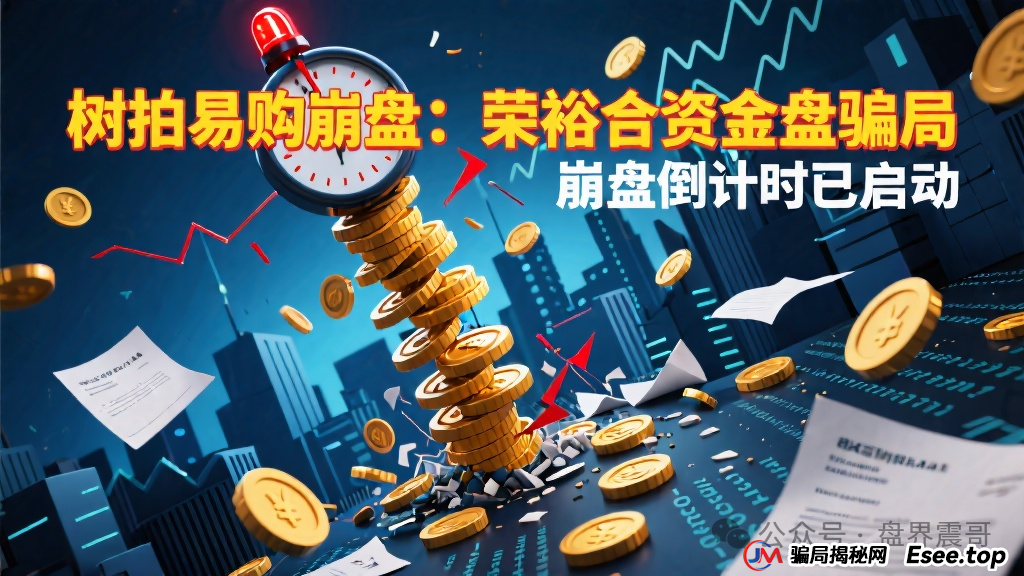 树拍易购崩盘：同类模式的荣裕合资金盘骗局，已经开始崩盘倒计时(1)