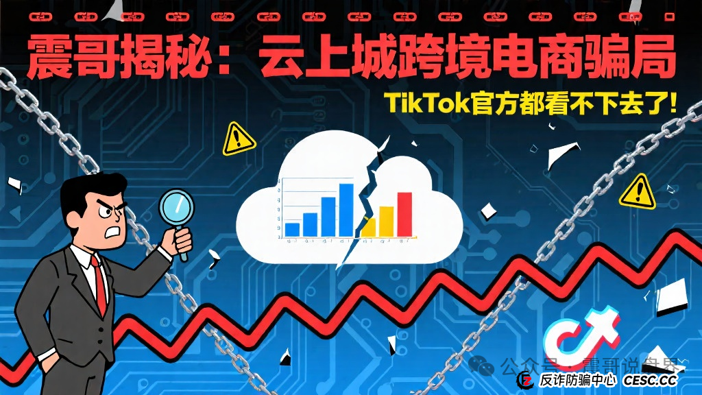 震哥揭秘：云上城跨境电商骗局，TikTok官方都看不下去了！(1)