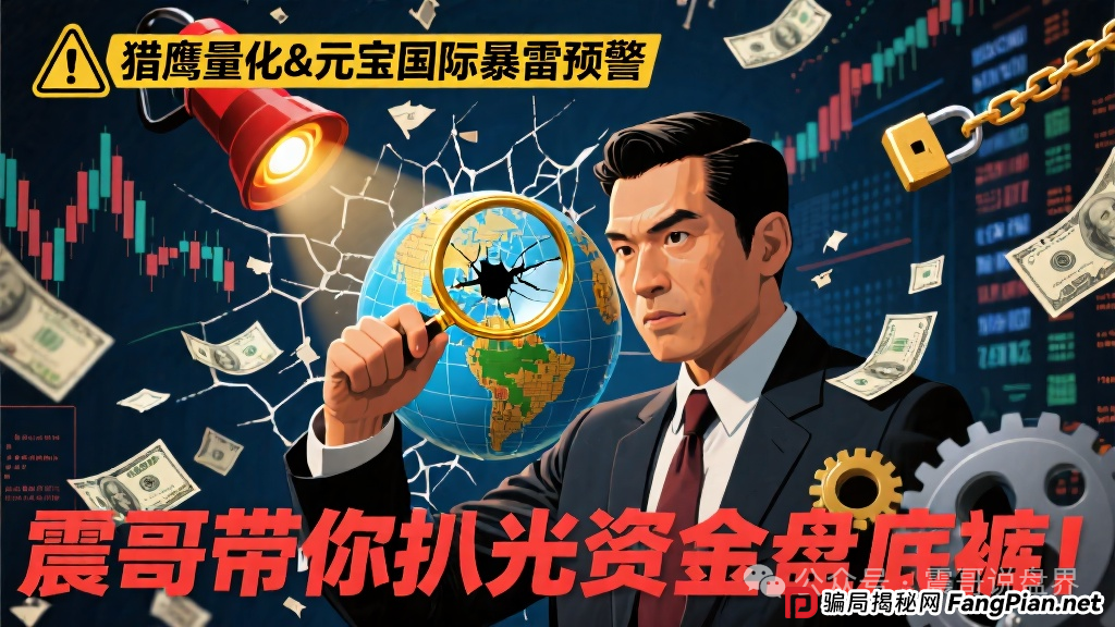 【猎鹰量化&amp;amp;元宝国际暴雷预警】震哥带你扒光资金盘底裤！(1)