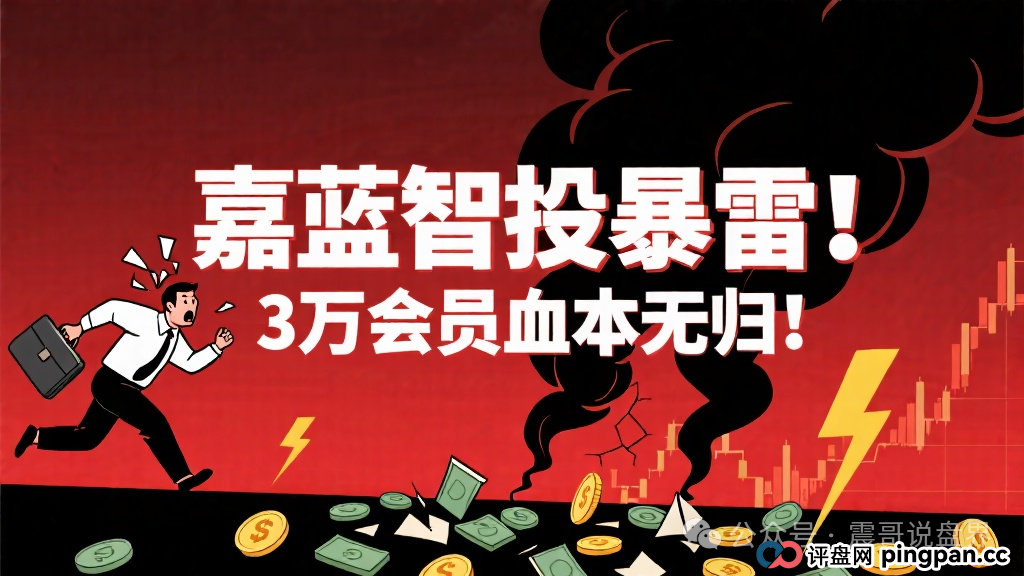 嘉蓝智投暴雷！震哥紧急预警：老孙团伙疯狂收割，3万会员血本无归！(1)